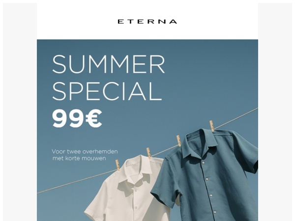 Alleen tot morgen: Shirt Special!
