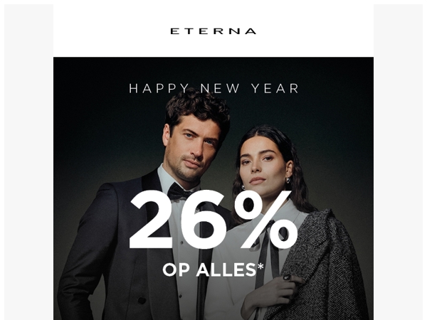 Het aftellen is begonnen – 26% op alles!