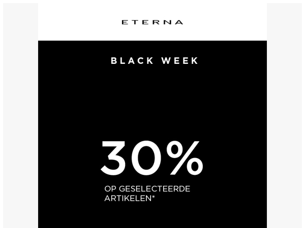 Waarom wachten? 30% EXTRA op Business & Premium