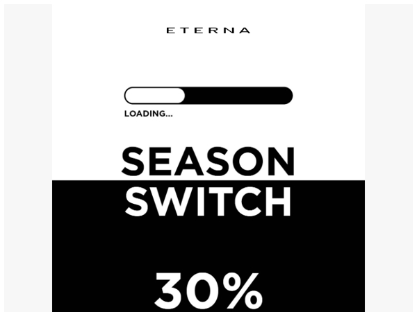 Klaar voor het nieuwe seizoen? -30% op alles ⚡