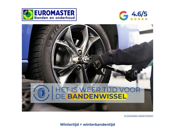 Wintertijd = winterbandentijd ❄️