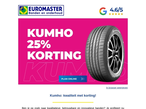 Kumho: kwaliteit met korting! 🚘