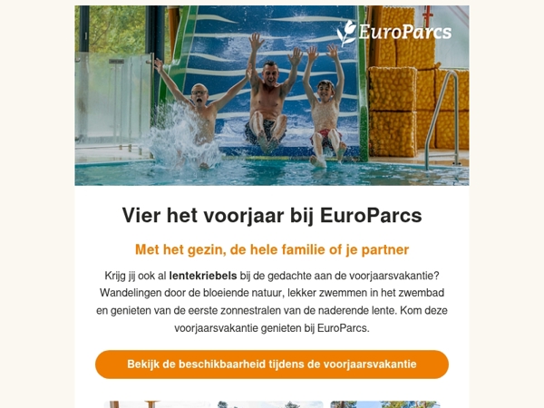 Lentekriebels? Verblijf tijdens de voorjaarsvakantie 🌼