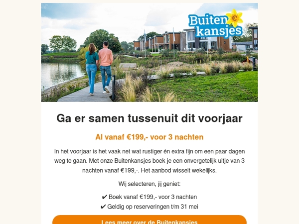 Even eropuit? 3 nachten vanaf €199,- 🤩