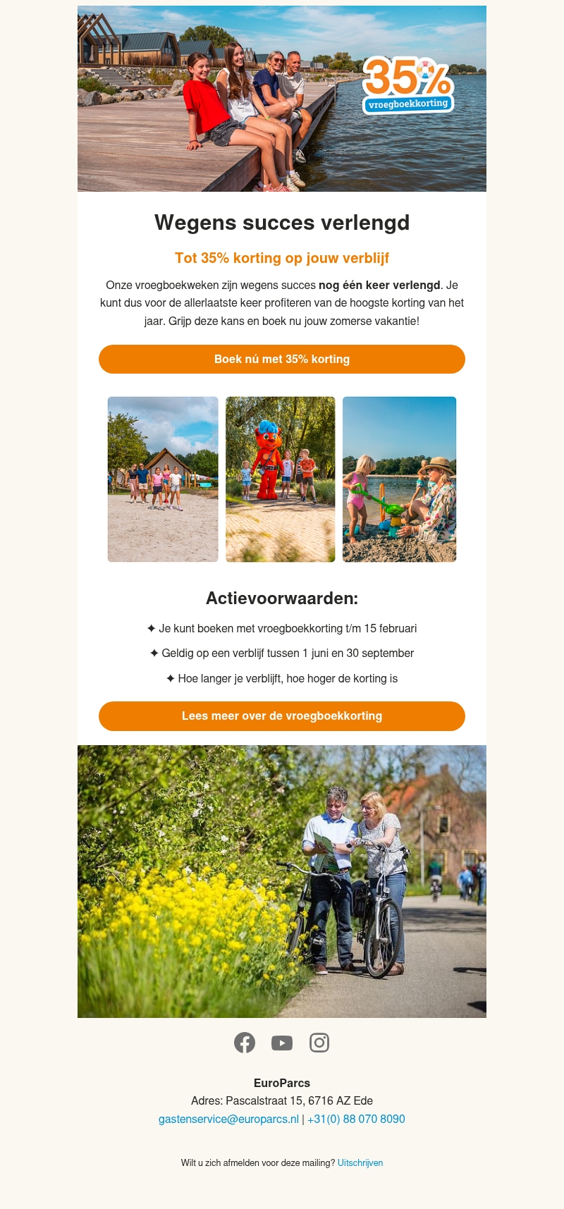 De vroegboekweken zijn wegens succes verlengd! 🔥 De vroegboekweken zijn wegens succes verlengd! 🔥