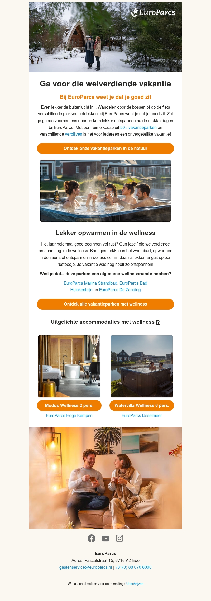 Begin 2026 goed: boek nu bij EuroParcs! 🧡 Begin 2026 goed: boek nu bij EuroParcs! 🧡