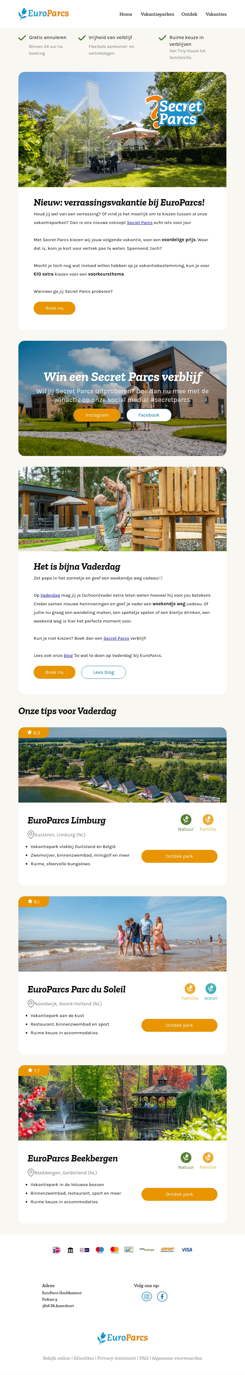 NIEUW: Secret Parcs! π NIEUW: Secret Parcs! π