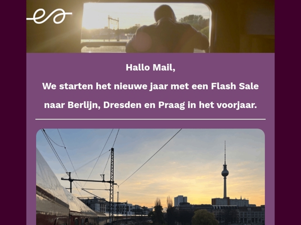 Nieuwjaar Flash Sale: €40 naar Berlijn, Dresden en Praag