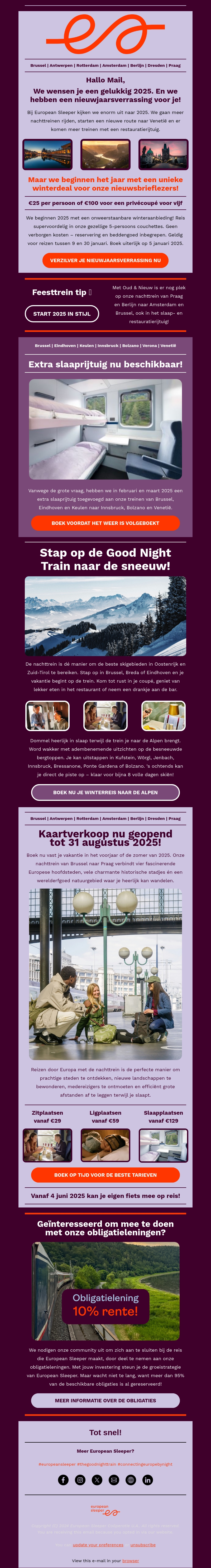 Gelukkig 2025! Boek je nachttreinen t/m de zomer! Gelukkig 2025! Boek je nachttreinen t/m de zomer!
