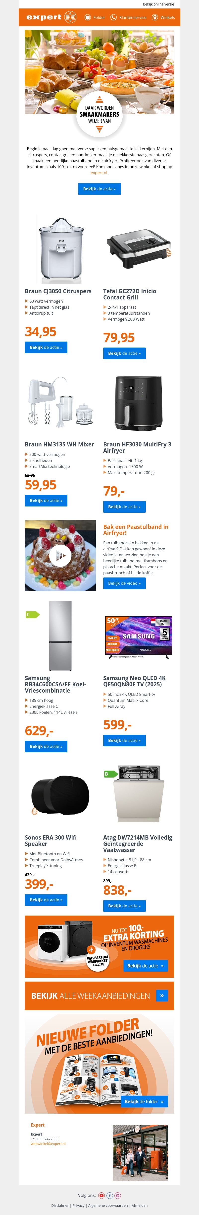 Vier Pasen met jouw keukenfavorieten! 🐣🧡 Vier Pasen met jouw keukenfavorieten! 🐣🧡