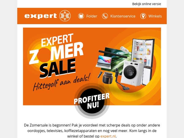 Zomersale: kortingen om van te smelten! 🧡
