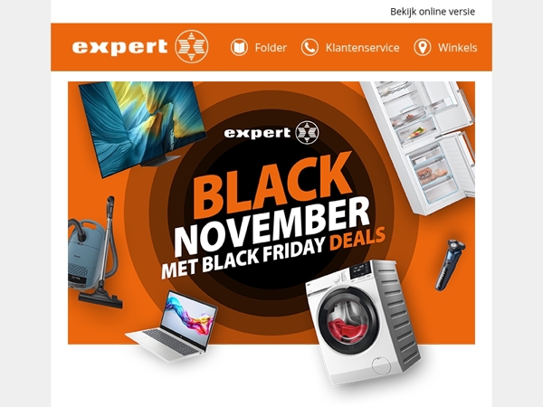 Speciaal voor jou: Black November deals! 🧡