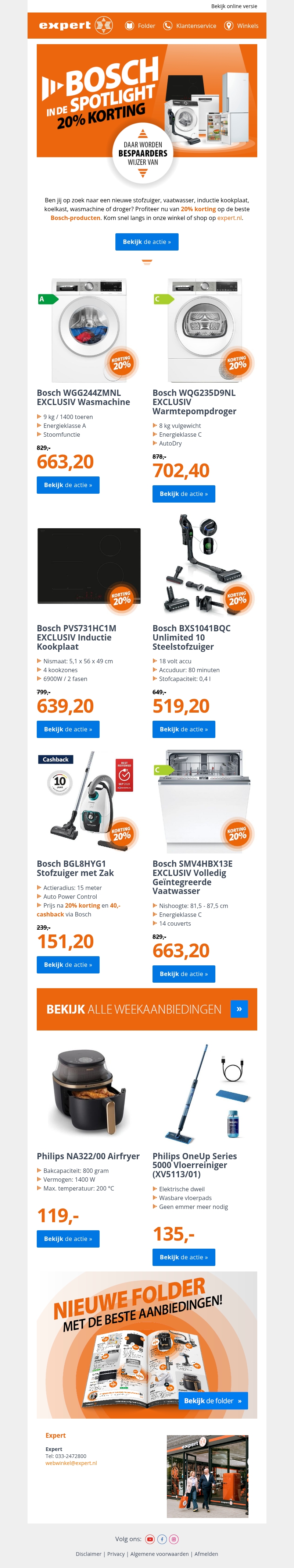 In de Spotlight: 20% korting op heel veel Bosch! In de Spotlight: 20% korting op heel veel Bosch!