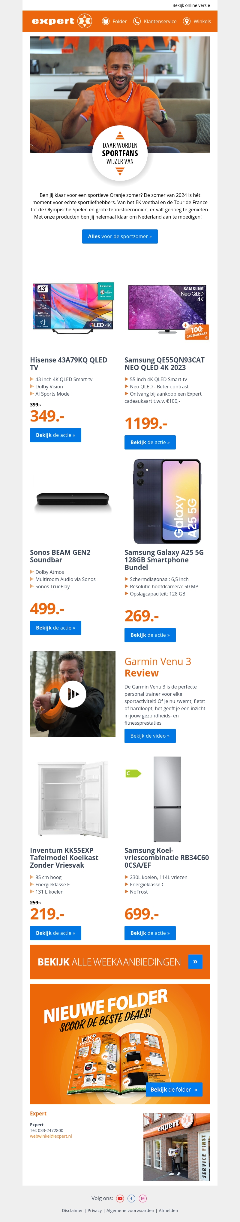 Alles voor de perfecte oranje sportzomer! 🟠🏅 Alles voor de perfecte oranje sportzomer! 🟠🏅