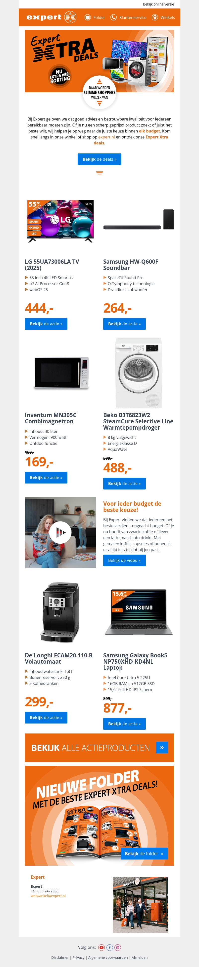 Voor ieder budget de beste keuze bij Expert! 🧡 Voor ieder budget de beste keuze bij Expert! 🧡