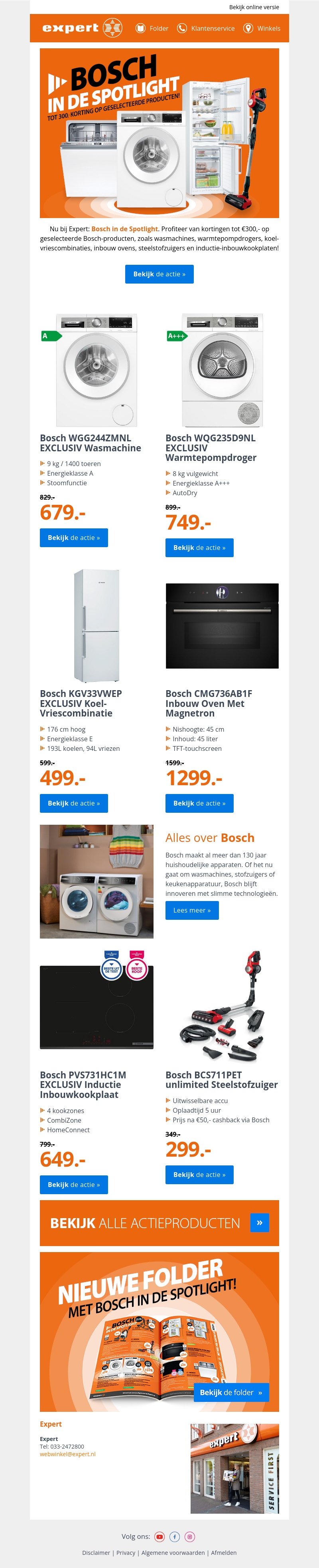 Profiteer nu: tot 300 euro korting op Bosch! Profiteer nu: tot 300 euro korting op Bosch!
