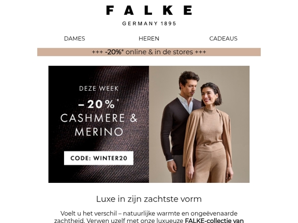 -20%* op kasjmier- en merino-favorieten