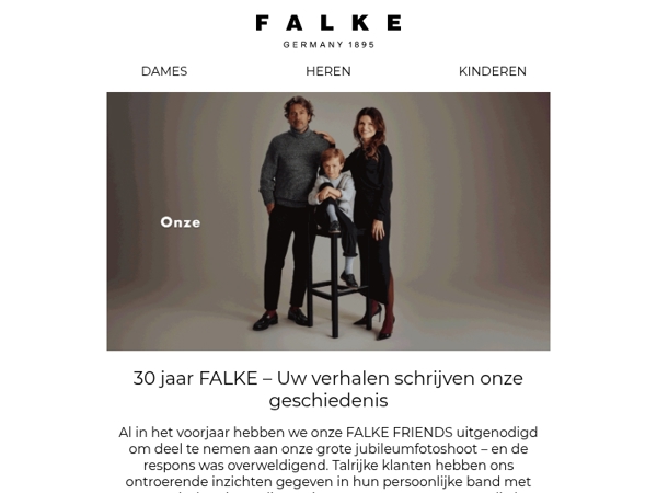 Samen geschiedenis schrijven – 130 jaar FALKE