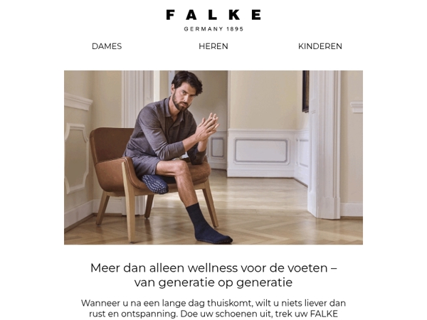 Zacht, warm, vertrouwd – al 130 jaar FALKE Homesocks
