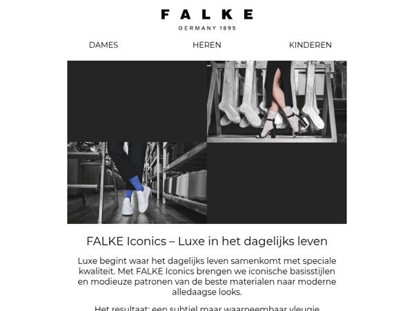 FALKE Iconics – Een vleugje exclusiviteit voor elke dag