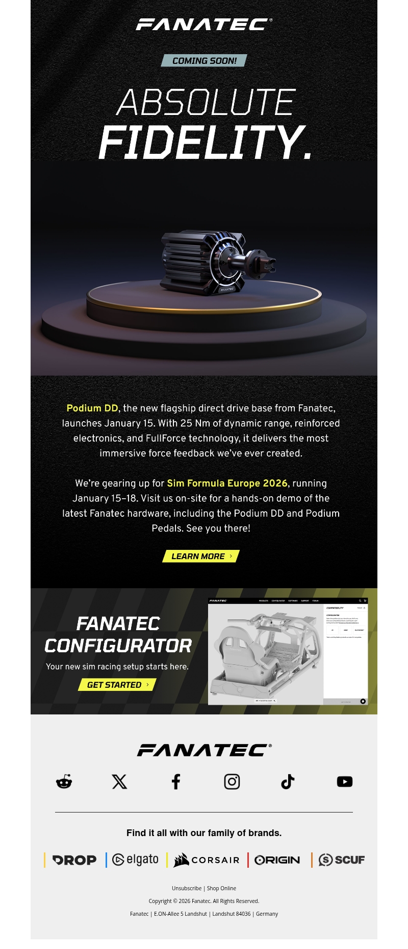 Podium DD Launches January 15 Podium DD Launches January 15
