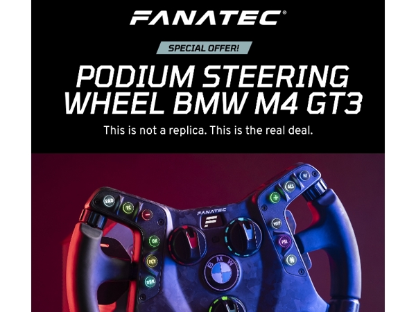 Special Offer on Podium BMW M4 GT3 Wheel