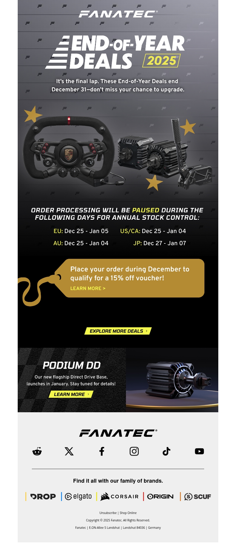 Final Lap For End-of-Year Deals Final Lap For End-of-Year Deals