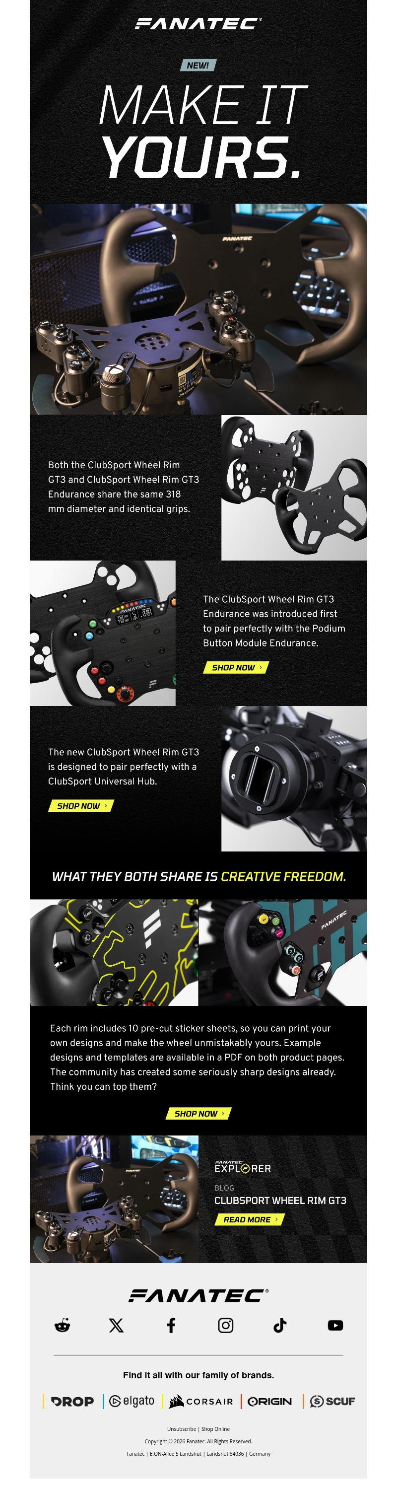 Your GT3, Your Graphics Your GT3, Your Graphics