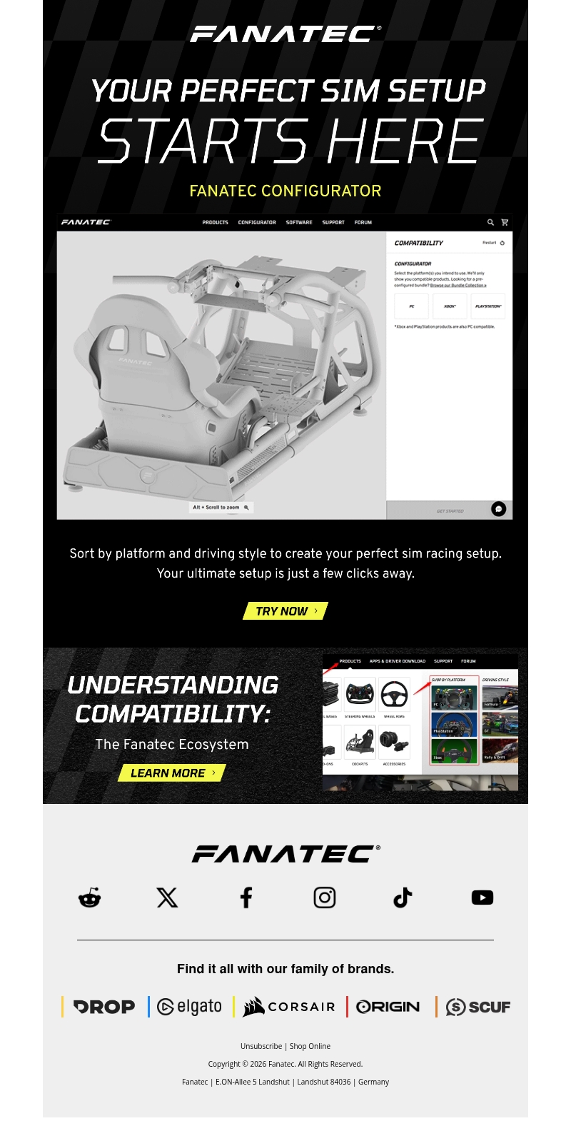 Configure Your Perfect Sim Setup Today Configure Your Perfect Sim Setup Today