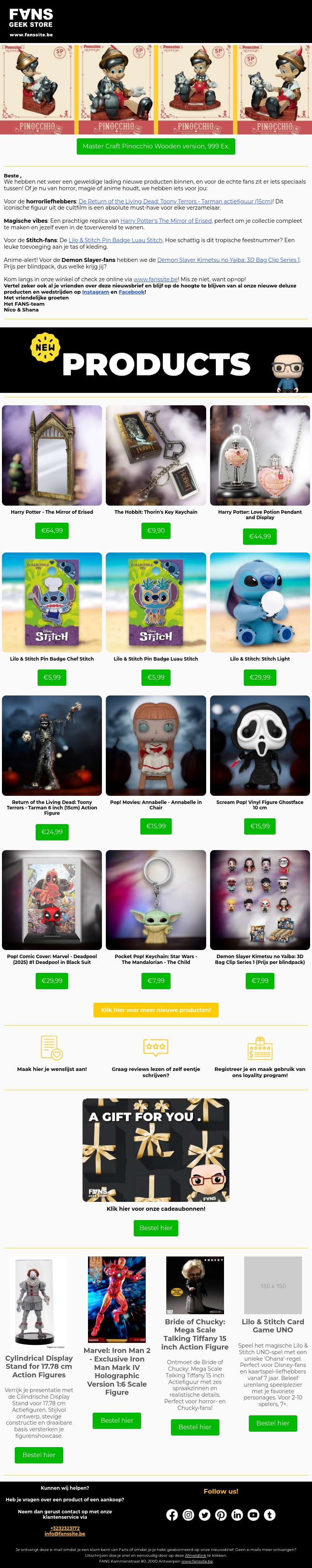 , Mis het niet: verse voorraad met MAGISCHE, HORROR en ANIME favorieten , Mis het niet: verse voorraad met MAGISCHE, HORROR en ANIME favorieten