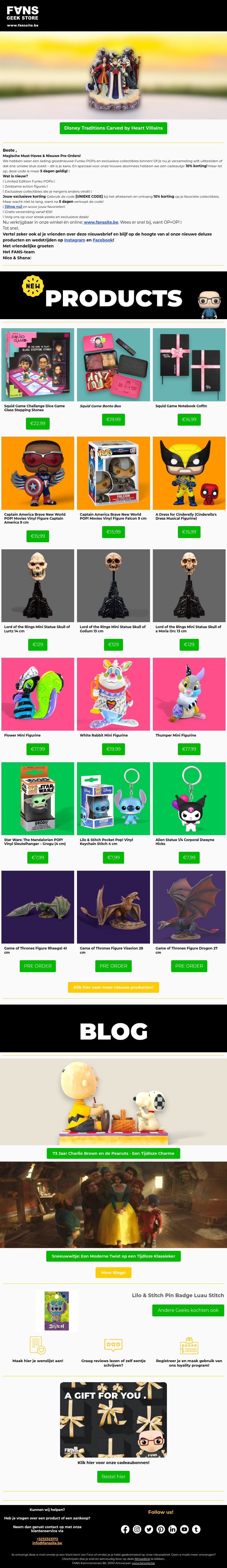 , Nieuwe Funko POPs & Exclusieve Collectibles + 10% korting! , Nieuwe Funko POPs & Exclusieve Collectibles + 10% korting!