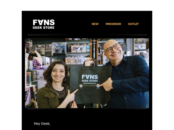 Jij hoort nu bij de Fans-familie!