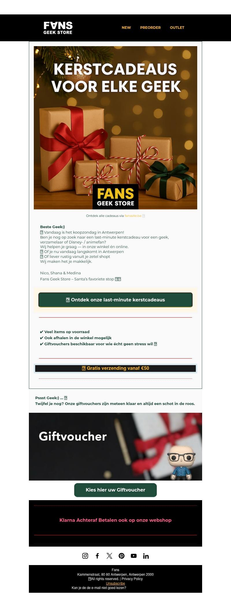 π Last-minute kerstcadeaus? Wij hebben een oplossing π Last-minute kerstcadeaus? Wij hebben een oplossing