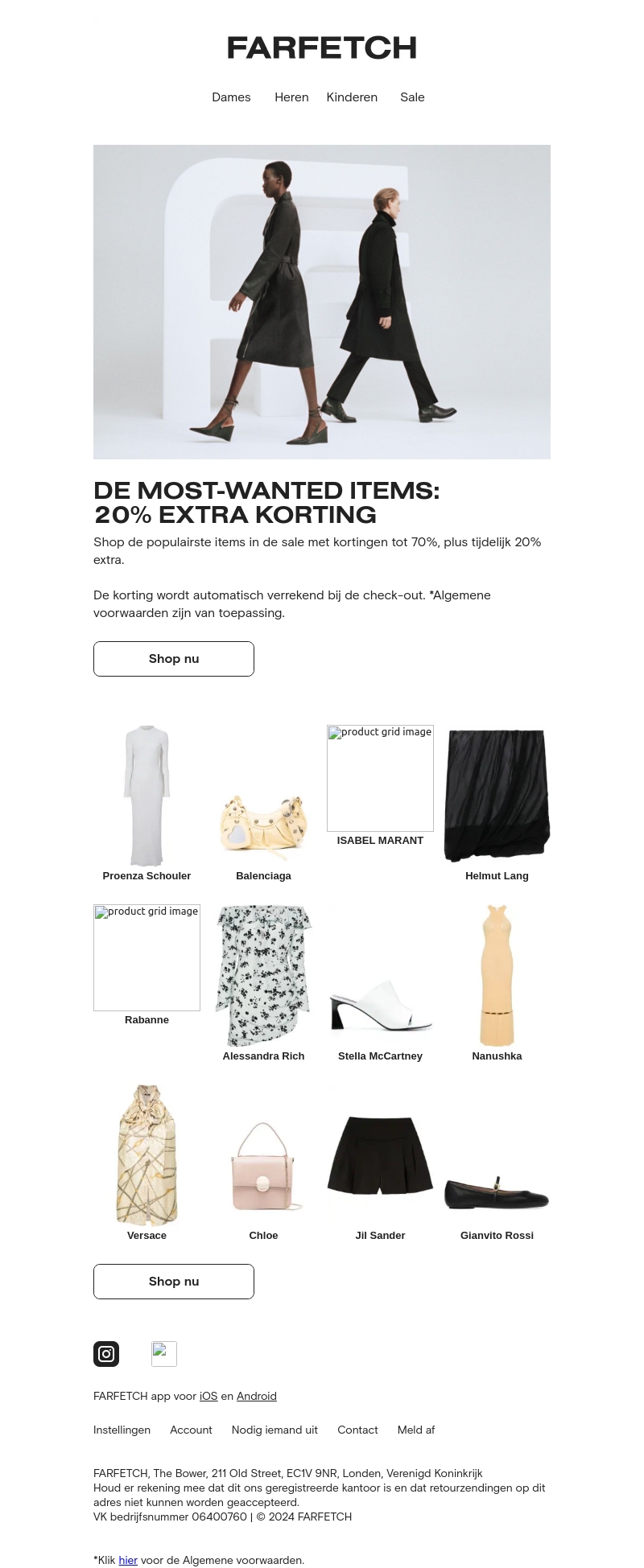 20% extra korting op onze sale bestsellers 20% extra korting op onze sale bestsellers