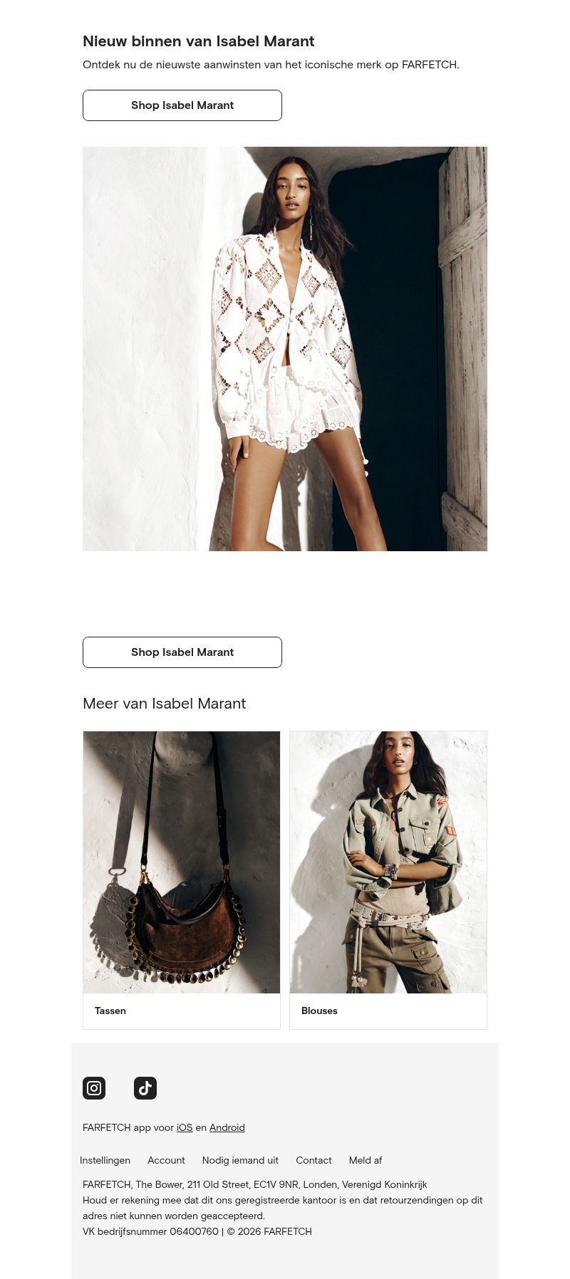 Net binnen: Isabel Marant Net binnen: Isabel Marant