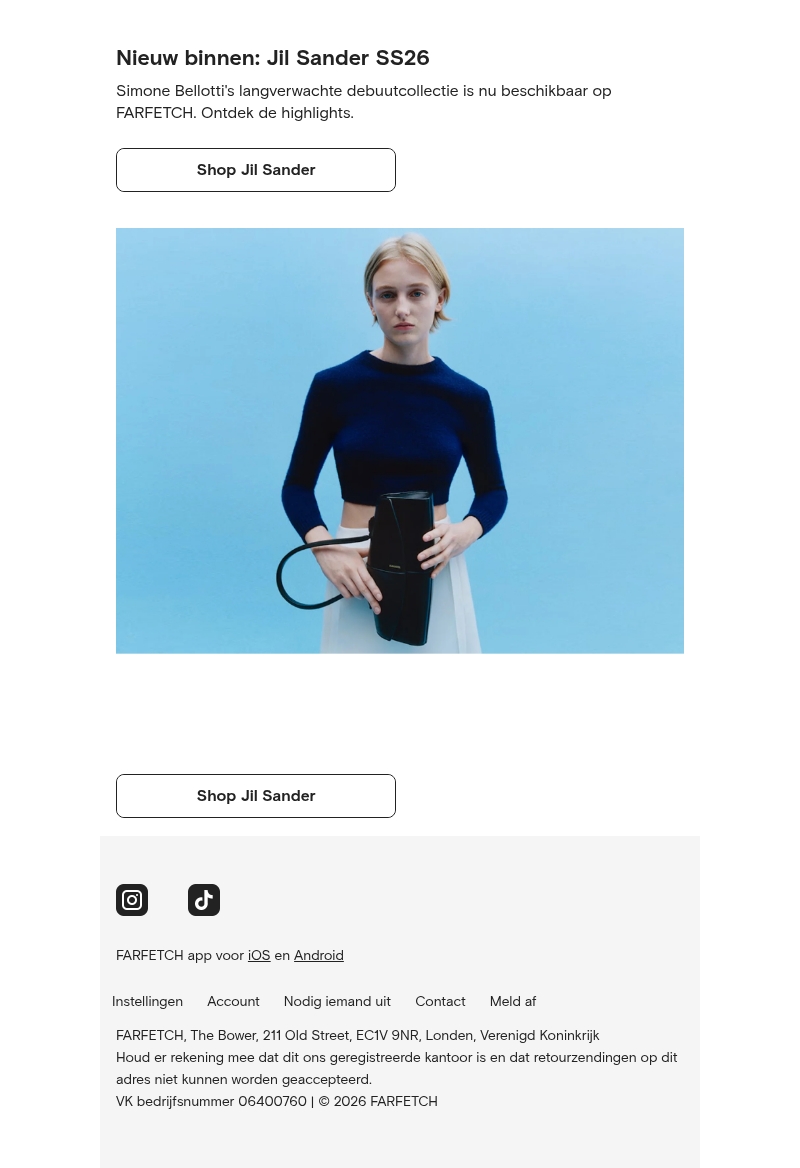 Jil Sander SS26 is binnen Jil Sander SS26 is binnen