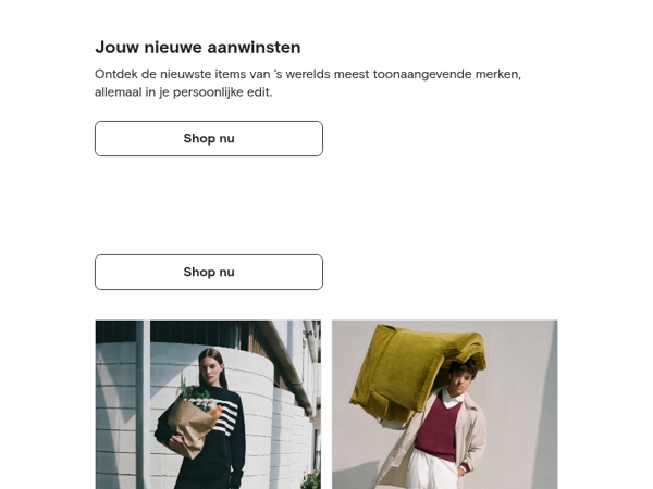 Nieuw binnen: jouw persoonlijke edit