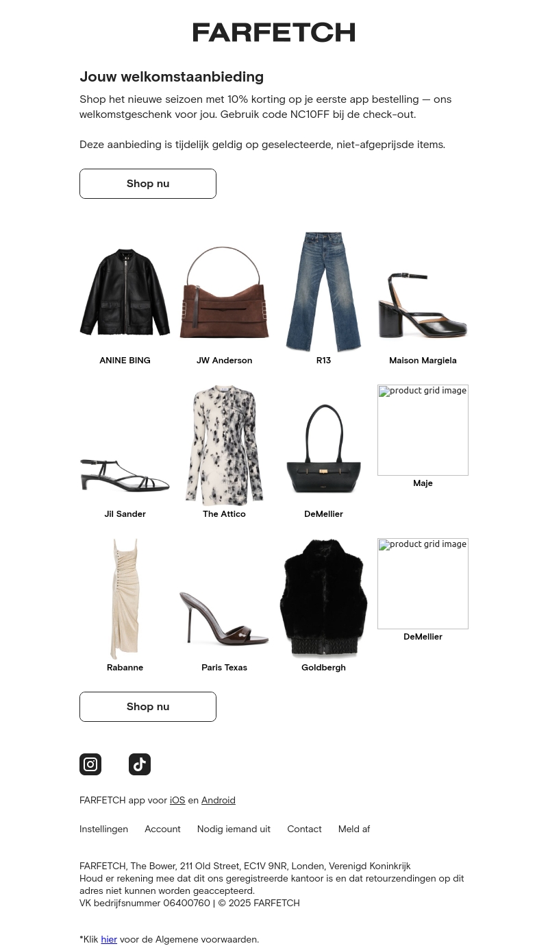 10% korting op je eerste bestelling 10% korting op je eerste bestelling