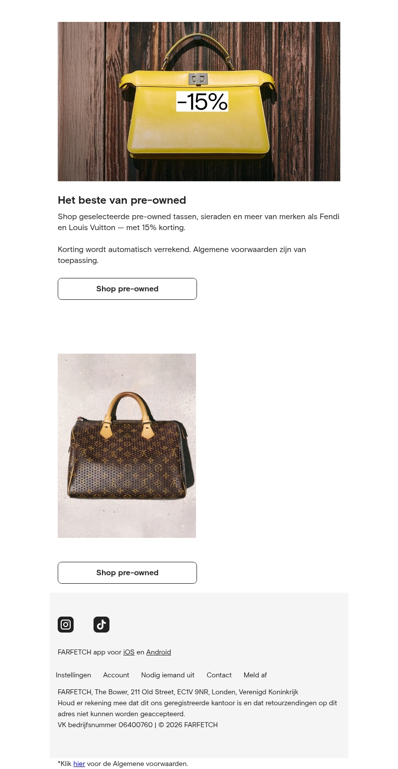 15% korting op pre-owned 15% korting op pre-owned