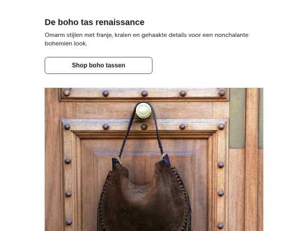 Boho tassen zijn terug