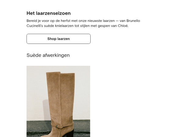 Klaar voor het laarzenseizoen?
