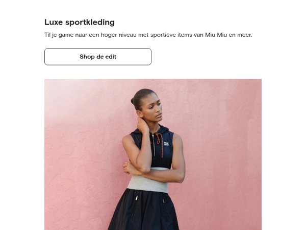 Trend: luxe sportkleding