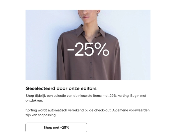 -25% op favorieten van onze editors