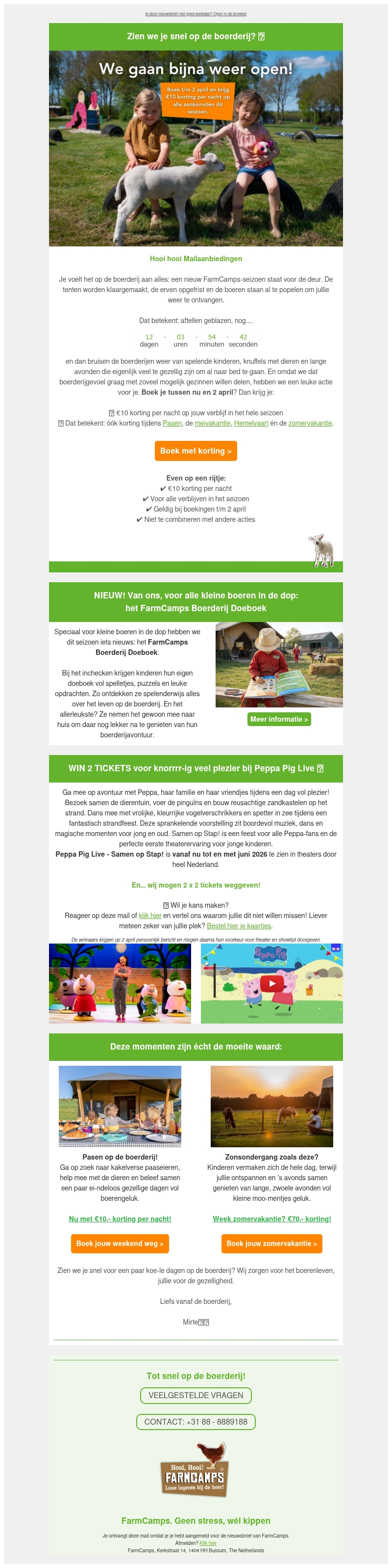 Holy cow… Mailaanbiedingen we gaan bijna open! 🐄 Holy cow… Mailaanbiedingen we gaan bijna open! 🐄
