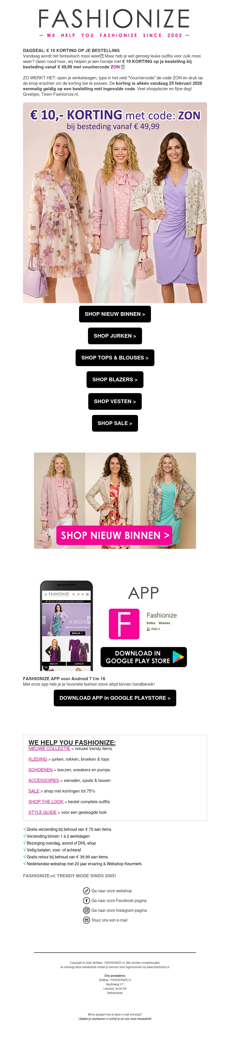 DAGDEAL: € 10 Korting op je Bestelling😍 DAGDEAL: € 10 Korting op je Bestelling😍