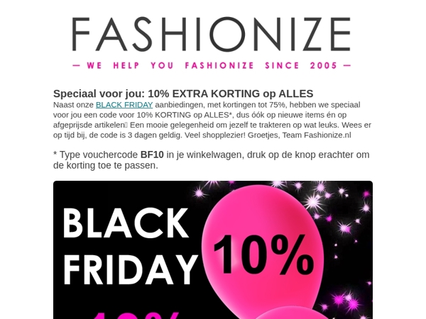 10% KORTING op ALLES speciaal voor JOU🎁