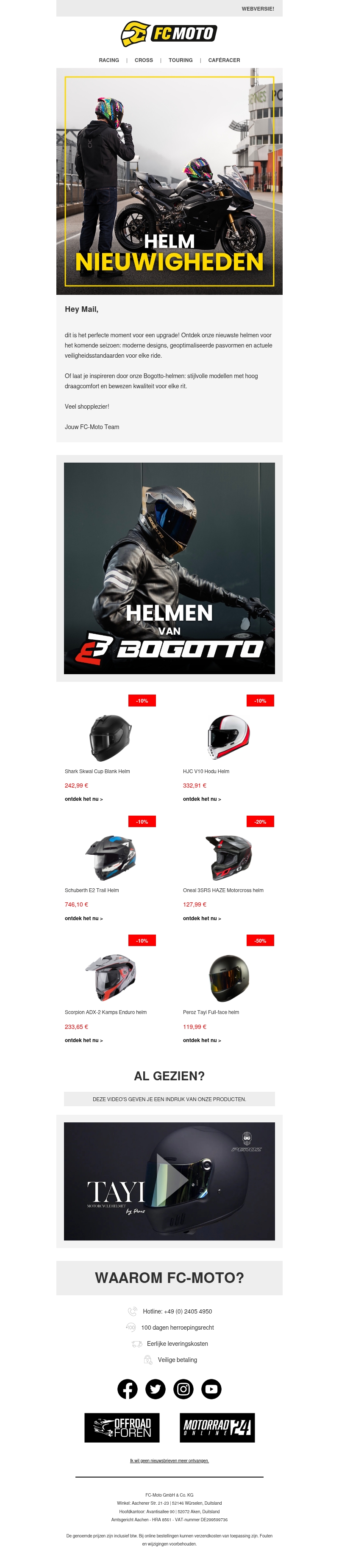 ๐ Helm-nieuwigheden ๐ Helm-nieuwigheden