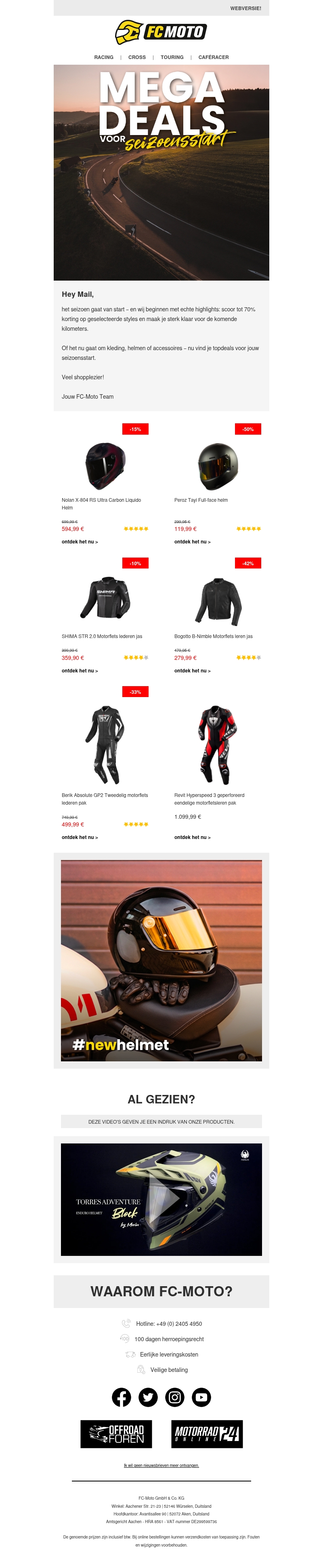 π₯ Mega Deals voor de seizoensstart π₯ Mega Deals voor de seizoensstart