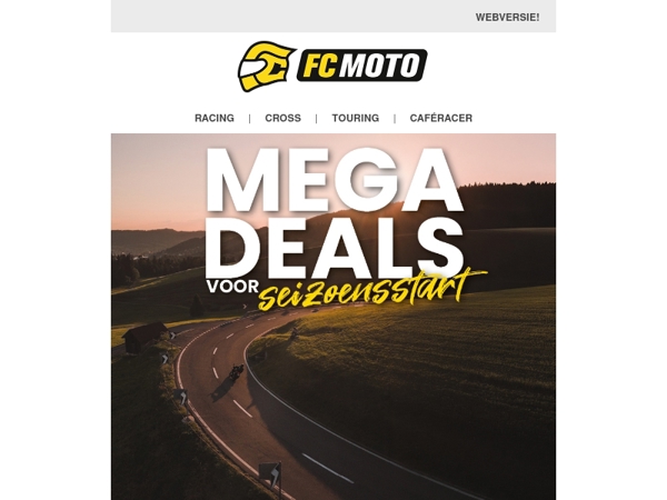 🔥 Mega Deals voor de seizoensstart