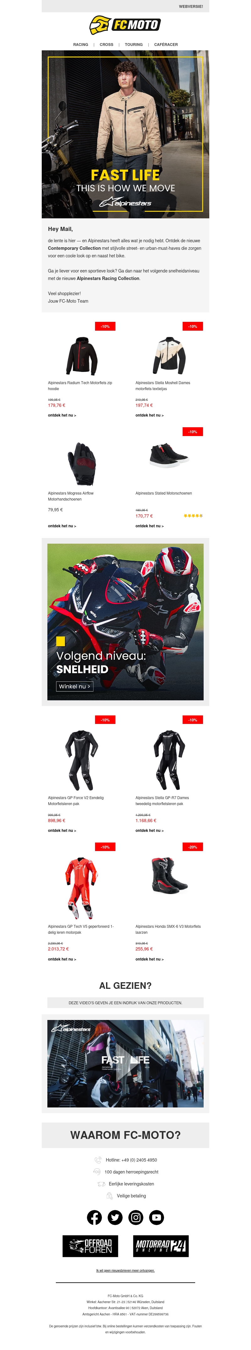 π Alpinestars Lente Collectie 2026 π Alpinestars Lente Collectie 2026